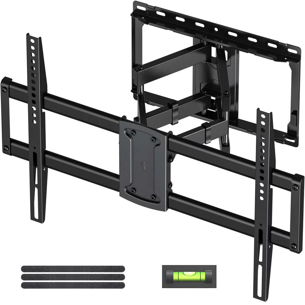 USX MOUNT Full Motion TV Wall Mount for 47-90 Inch Tvs Swivels Tilts Extension Leveling Hold up to 132Lb Max VESA 600X400Mm, 16" Wood Stud