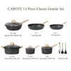 Carote Nonstick Pots and Pans Set, 13 Pcs Induction Kitchen Cookware Sets (Black Granite)