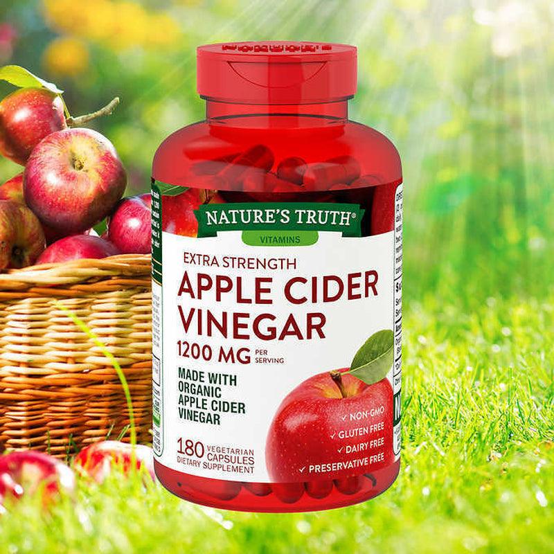 🔥 Nature'S Truth Apple Cider Vinegar 1200 Mg 180 Capsules Natures 🔥