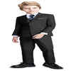 Toddler Suits for Boys Tuxedo Suit Boys' Ring Bearer Suits Black Kids Wedding Outfit Boys Dress Clothes Dress up Size 5