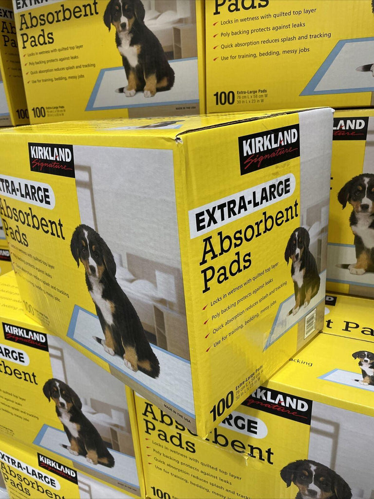 Kirkland extra large puppy pads best sale