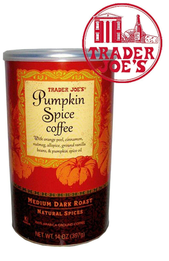 🎃TRADER JOE'S PUMPKIN SPICE COFFEE, MEDIUM DARK ROAST 14Oz EDITION 2022🎃