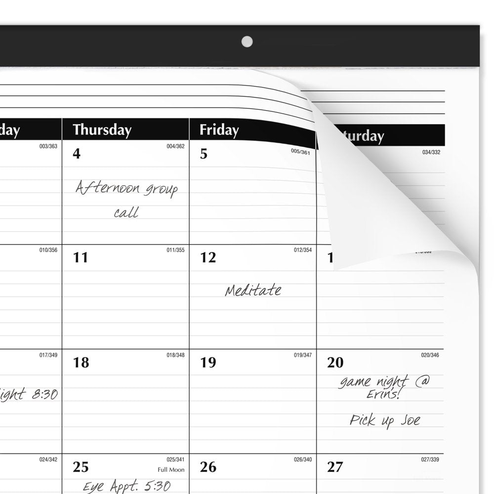 AT-A-GLANCE 2024 Monthly Desk Pad Calendar Standard 21 34 X 17 - Desk Pad