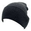 Empire Cove Cuffed Knit Beanie 3 Pack Set Charcoal