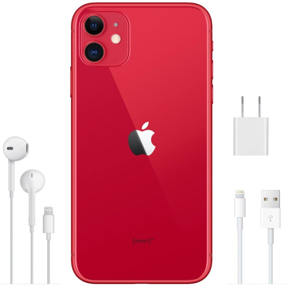 Restored Apple Iphone 11 - Carrier Unlocked - 64 GB Red (Refurbished)