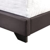 Willow Nailhead Trim Upholstered Queen Bed, Charcoal