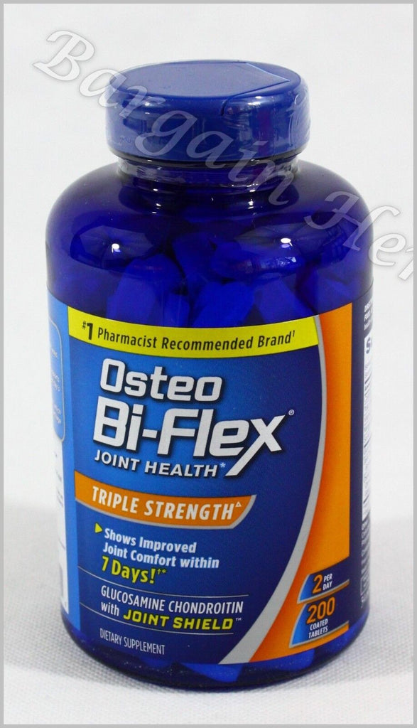 Free Worldwide Shipping Osteo Bi-Flex Triple Strength 200 Caplets Joint Health