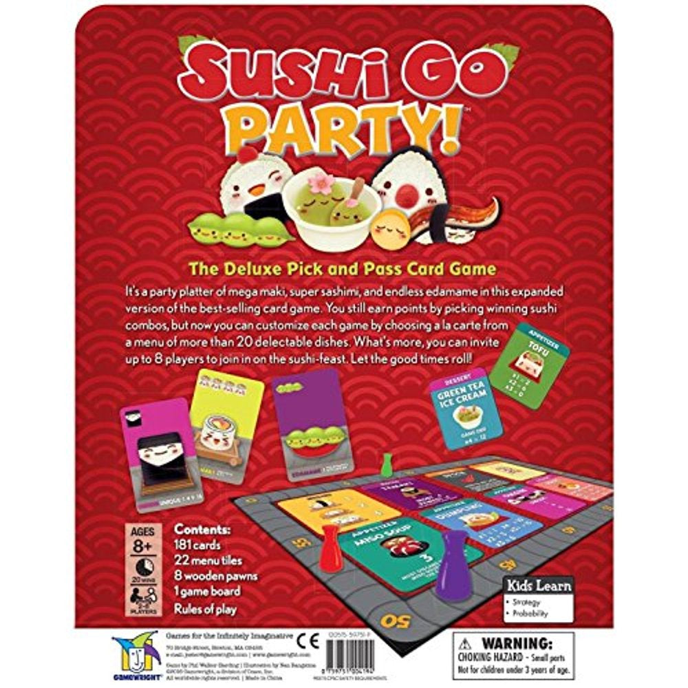 Sushi Go Party! Card Game by Ceaco