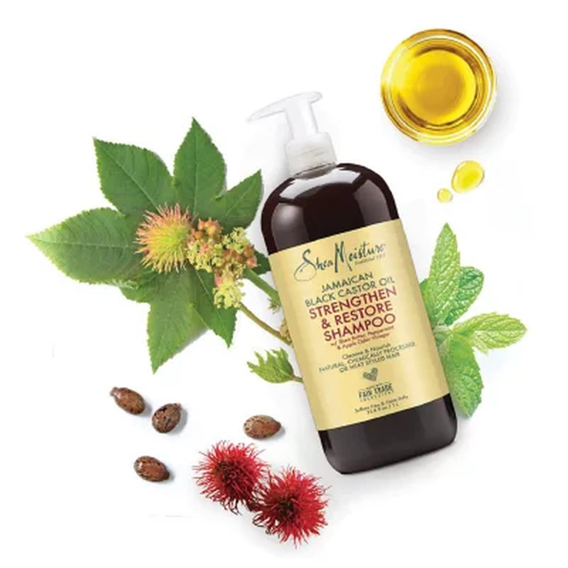 Shea Moisture Jamaican Black Castor Oil Strengthen & Restore Shampoo (33.8 Fl. Oz.)