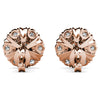 Cate & Chloe Millie 18K Rose Gold Plated Earrings with Crystals | Stud Earrings for Women, Girls, Jewelry Gift for Her