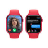 Apple Watch Series 9 GPS 45Mm with Red Aluminum Case with Red Sport Band - M/L