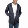 Kirkland Signature Men’S Hooded Fleece Jacket, BLACK - BLUE COLOR, FAST SHIPPING