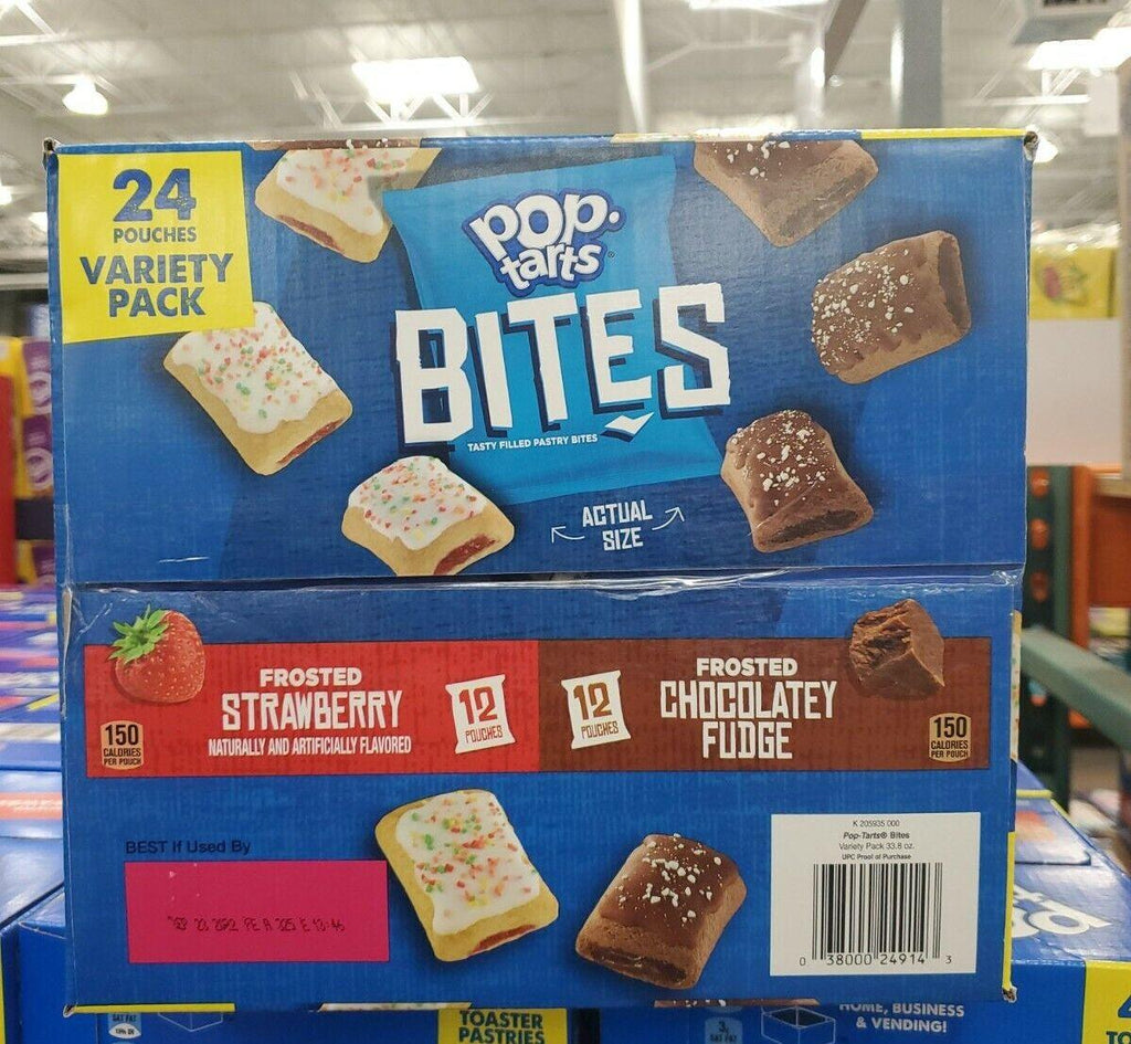 Poptarts Bites Strawberry Ans Chocolate 24 CT