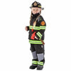 Black Child Firefighter Costume Size 3 -4 with Hat and Accessories Teetot & Co