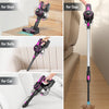 INSE Cordless Vacuum Cleaner, 6-In-1 Rechargeable Stick Vacuum with 2200 Mah Battery, 20Kpa Powerful Lightweight Vacuum Cleaner up to 45 Mins Runtime, for Home Hard Floor Carpet Pet Hair