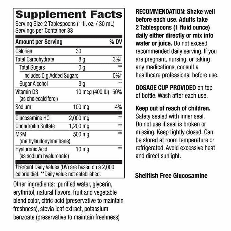 Nature'S Way Joint Movement Glucosamine Extra Strength, 33.8 Ounces