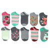 Women'S Holiday No-Show Socks, Holiday Critters, 10-Pack, Size 4-10