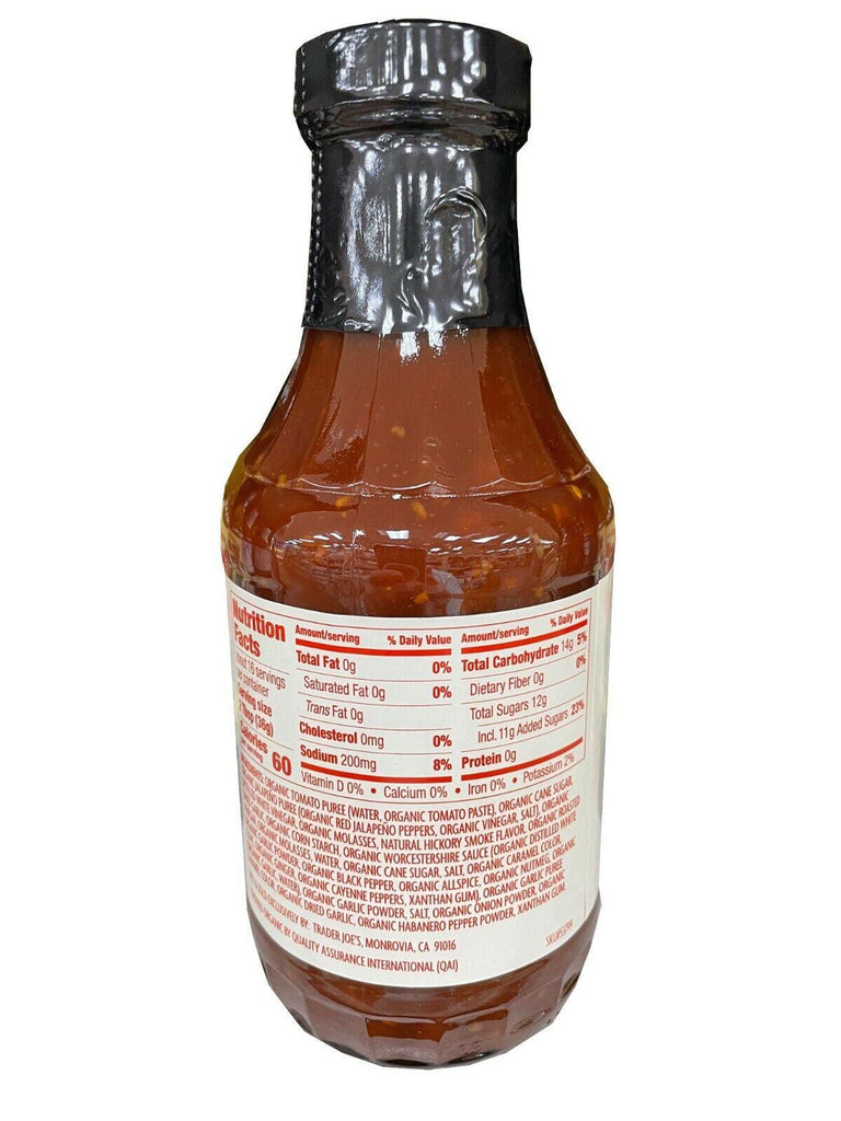 🔥Trader Joe’S Joes Organic Sriracha & Roasted Garlic BBQ Sauce 19.5Oz 🔥