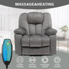 Bonzyhome Large Power Lift Chair Recliner for Elderly, Heavy Duty Electric Lift Recliner with Massage,For Tall Men,Gray