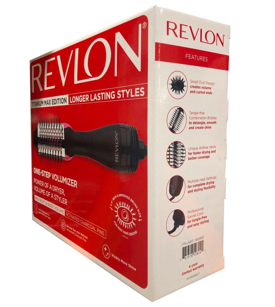 Revlon Titanium Max Edition One-Step Volumizer Max Root & Body Volume New 4 U!