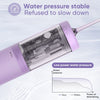 Sejoy Cordless Water Flosser, Rechargeable Portable Oral Irrigator Teeth Cleaner, Purple