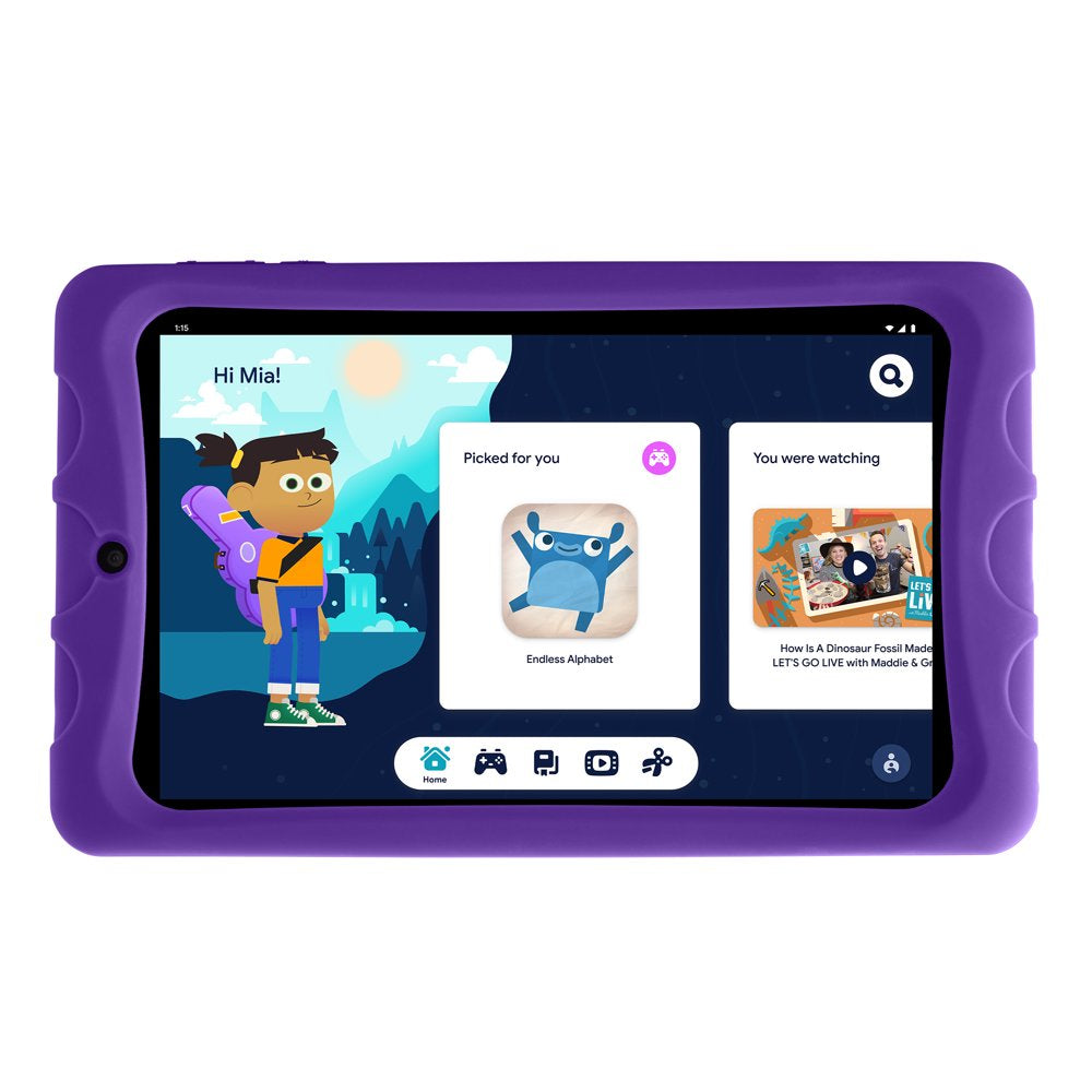 Onn. 8" Kids Tablet, 32GB, (2021 Model) - Violet