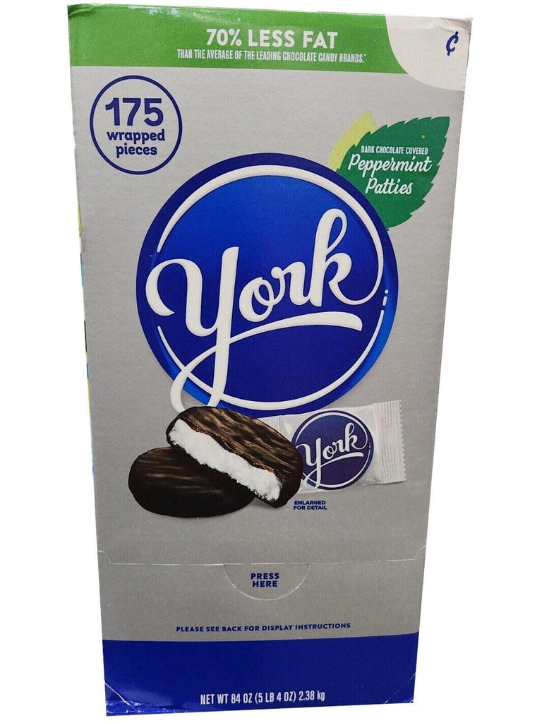 2 Packs YORK Peppermint Chocolate Patties Candy - 250 Pieces