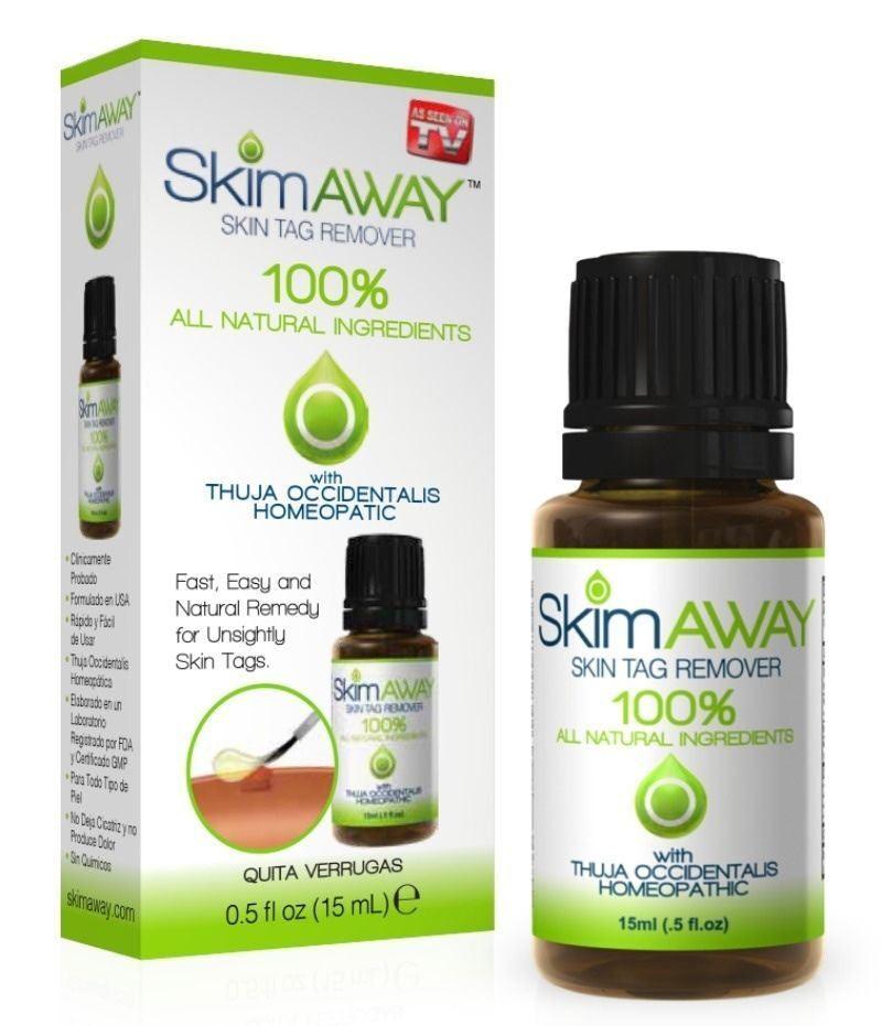 Skim Away -X3 Bottle Saniskin, Quita Verrugas, Sani Skin, Wart Remover,Tag Away