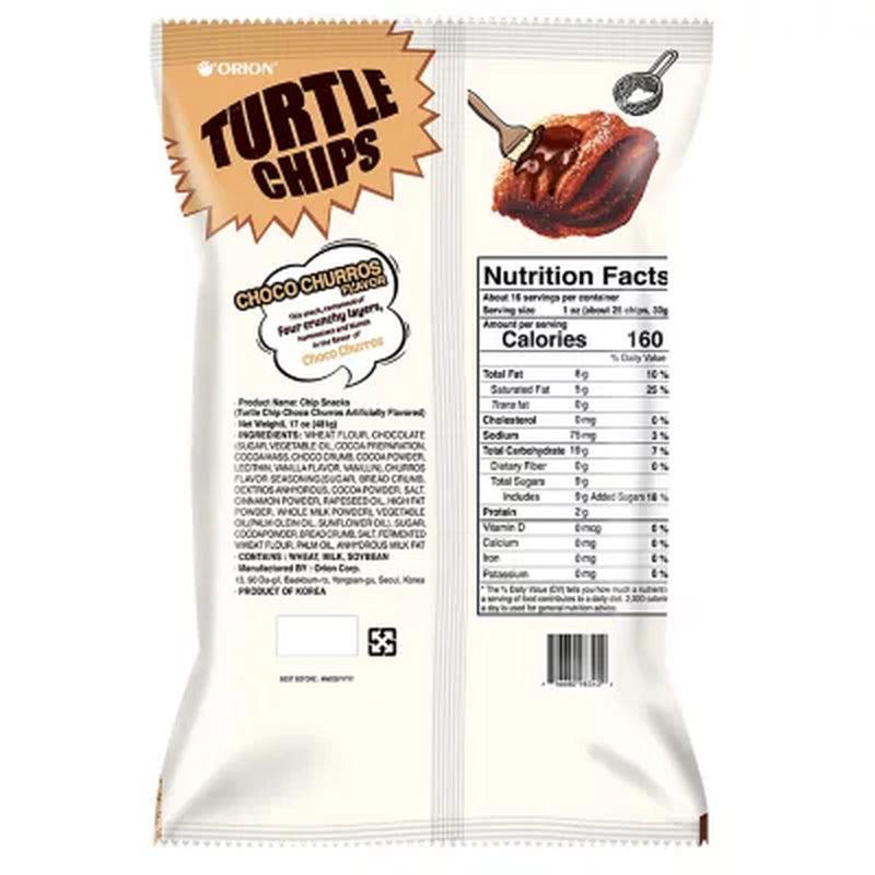 Orion Turtle Chips Choco Churros (17 Oz.)