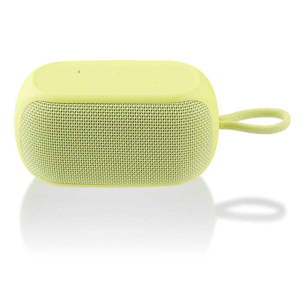 Onn. Small Rugged Speaker with Bluetooth Wireless Technology, Yellow