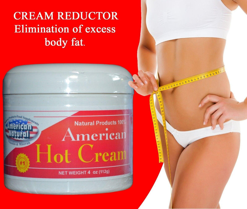 AMERICAN HOT CREAM CREMA REDUCTORA 4Oz BODY FAT BURNER LIPO GEL REDUCTOR