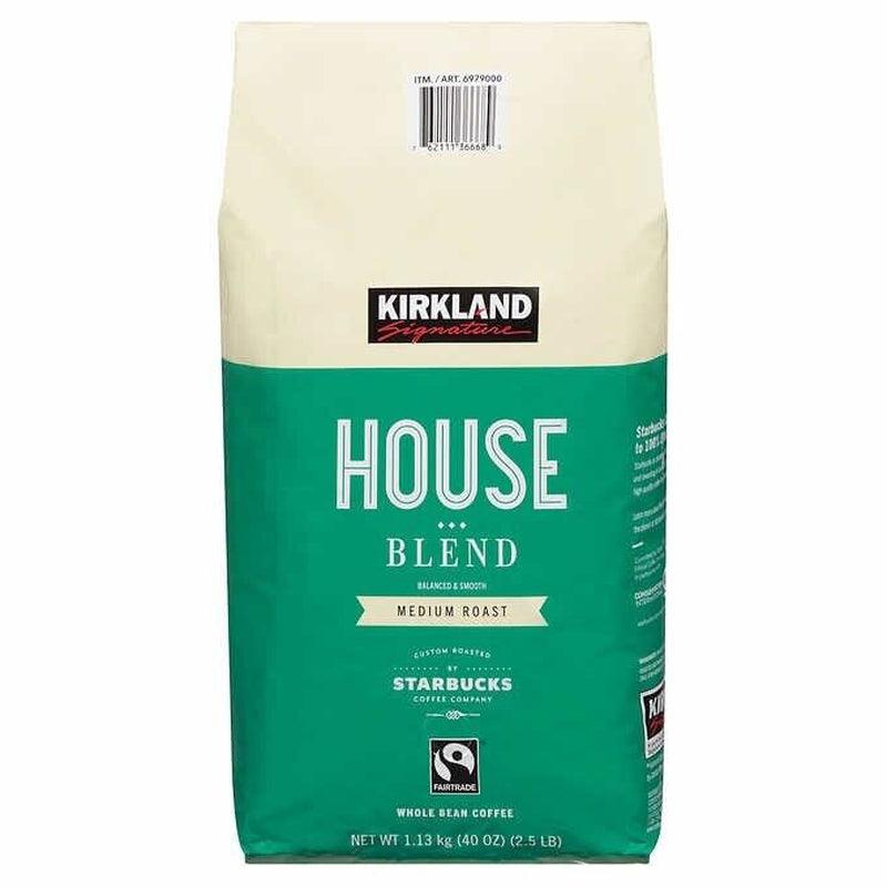 Kirkland Signature Decaf House Blend Medium Roast 40 Oz by Starbucks