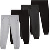 Lee Boys' Sweatpants - 4 Pack Basic Cozy Active Fleece Jogger Pants with Pockets (4-20)