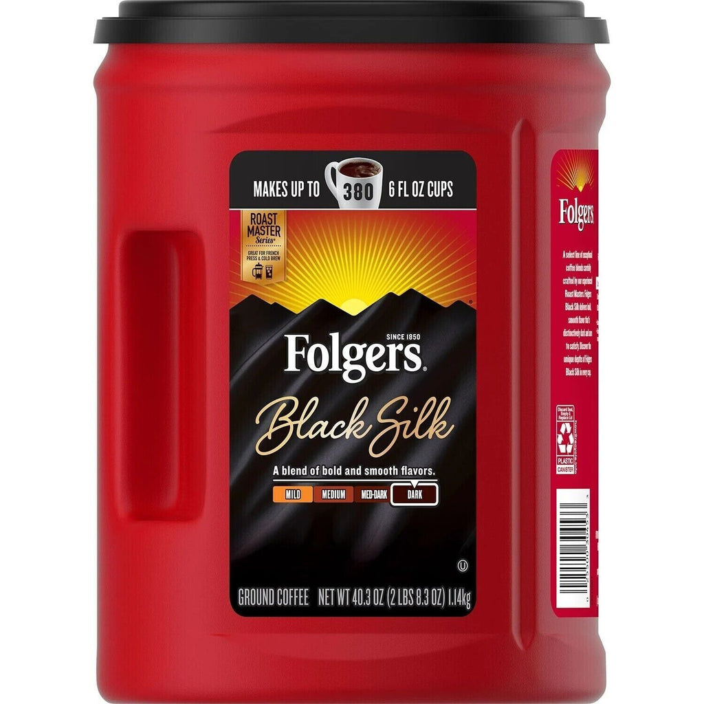 Folgers Black Silk Espresso (40.3 Oz.)- FREE SHIPPING