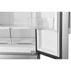 Galanz 16 Cu. Ft. 3-Door French Door Refrigerator with Ice Maker, Stainless Steel, 28.35"W Condition, New