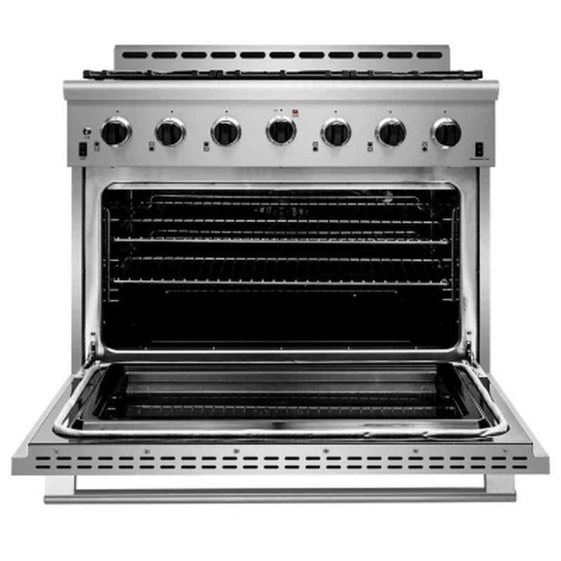 NXR 36 In. Professional Style 5.5 Cu. Ft. Freestanding Gas Range