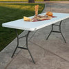 Lifetime 6-Foot Fold-In-Half Table (Light Commercial)