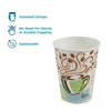 Dixie Perfectouch Insulated Hot/Cold Paper Cups, Coffee Haze (Choose Count & Size)