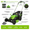 Greenworks 60V 25" Cordless Brushless Self-Propelled Lawn Mower with Two (2) 4.0Ah Batteries & Dual-Port Charger