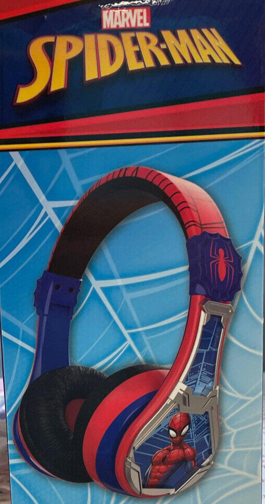 Ekids Spiderman Wireless Bluetooth Kids Headphones W/ Microphone