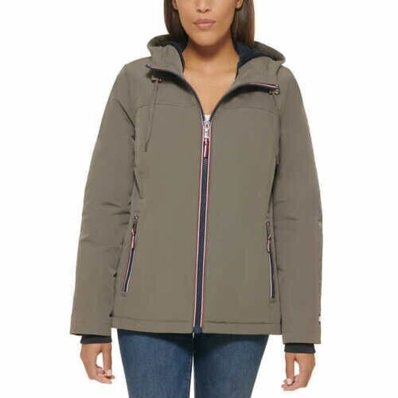 Tommy Hilfiger Ladies' Lined Jacket - GRAY - X-Small - FAST SHIPPING