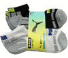 Puma 10 Pair Low Cut Moisture Wicking Arch Support Socks for Girls Kids/Youth