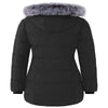 Wantdo Women'S Warm Puffer Jacket Windproof Winter Jackets Long Parka Charcoal S