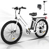 COLORWAY 26" Electric Bike for Woman, 500W Powerful Motor, 36V 12AH Removable Battery E Bike, , Max. Speed 19.9MPH Electric Bicycle