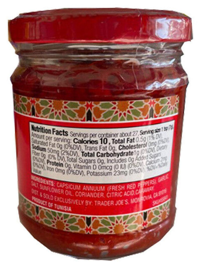 🔥 Trader Joe'S Tunisian Harissa Hot Chili Pepper Paste Herbs & Spices 🔥