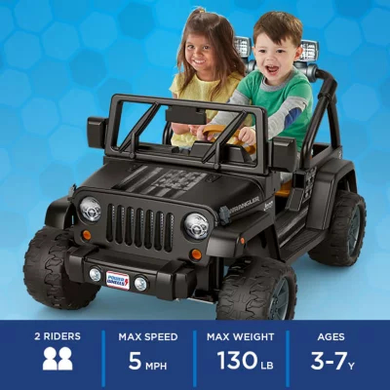 Power Wheels Jeep Wrangler 12-Volt Ride-On