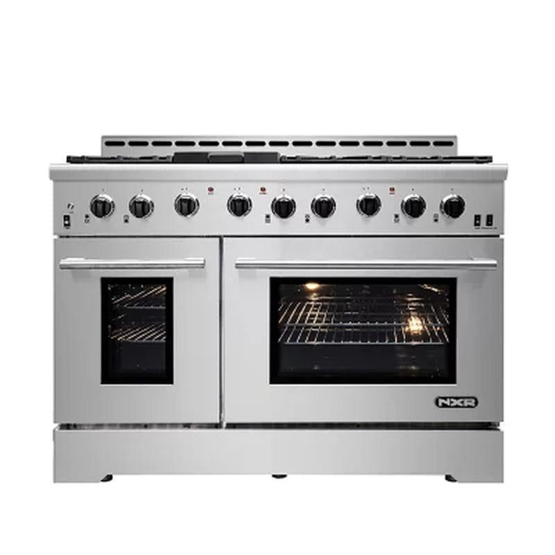 NXR 48 In. Professional Style Dual Fuel Range with Convection Oven