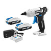 HART 20-Volt Glue Gun with 2-Pack 2Ah Battery and Charger Starter Kit Bundle