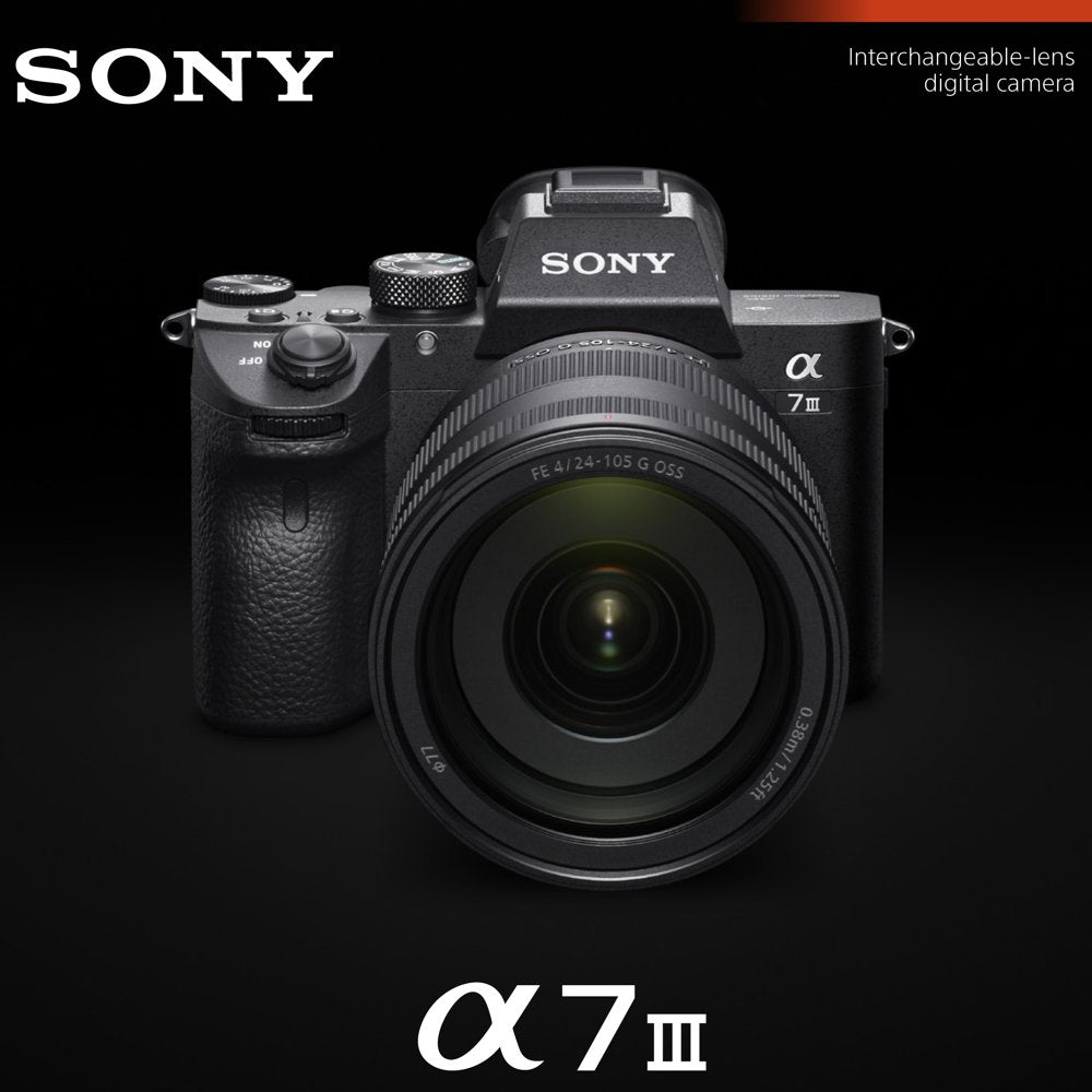 Sony A7Iii Full Frame Mirrorless Interchangeable Lens Camera (Body Only) ILCE-7M3