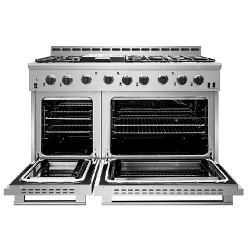 NXR 48 In. LED Professional Style 7.2 Cu. Ft. Freestanding Gas Range